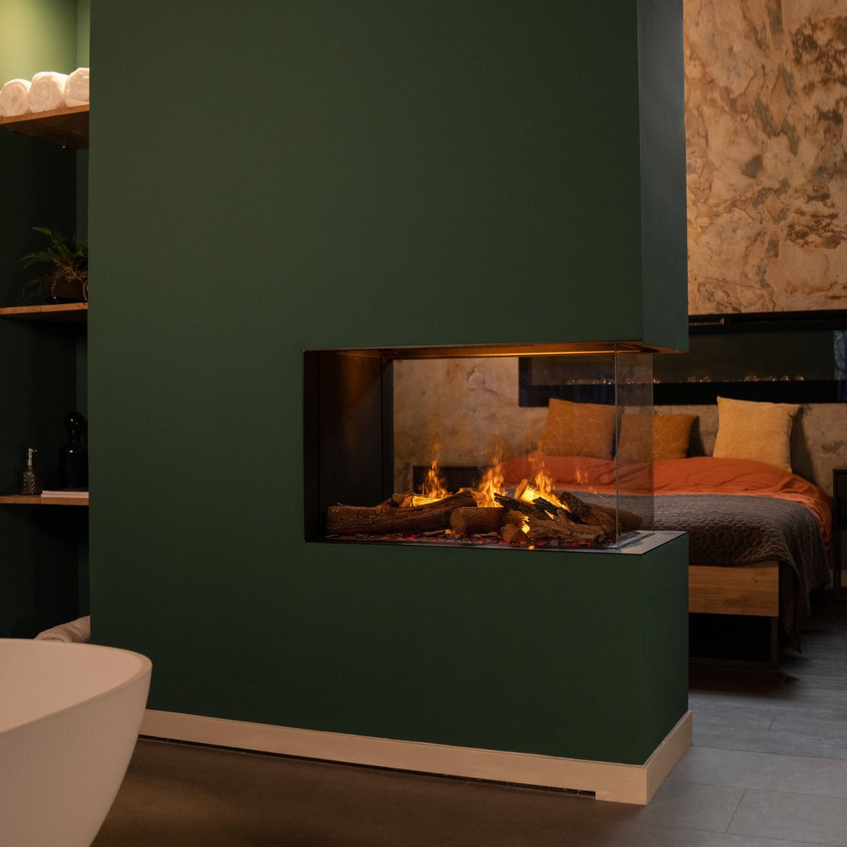 Faber Elektrische Waterdamp haard - e-MatriX Mood