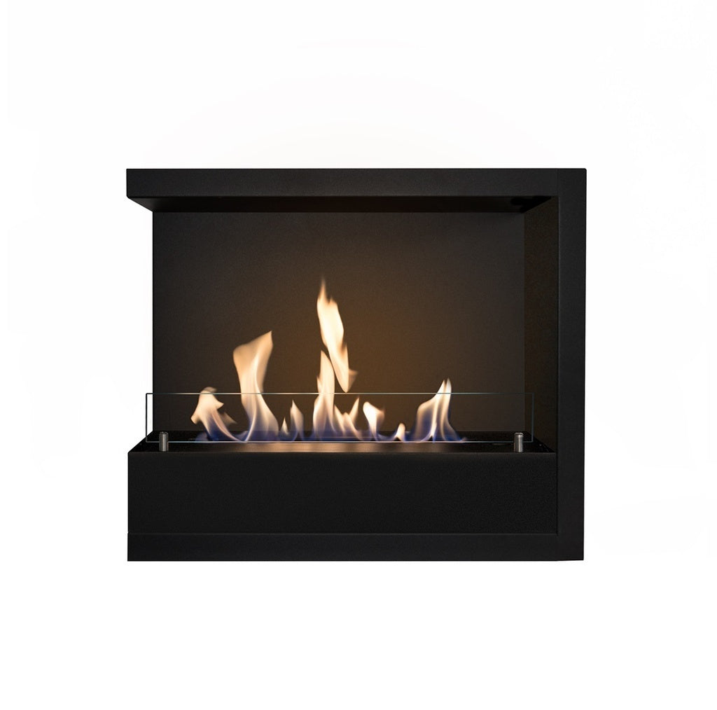 Cheminée d'angle bioéthanol encastrable Xaralyn L