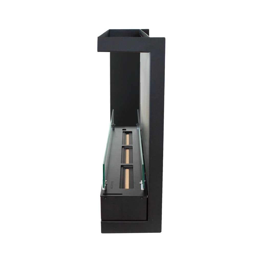 Cheminée d'angle bioéthanol XL encastrable Xaralyn