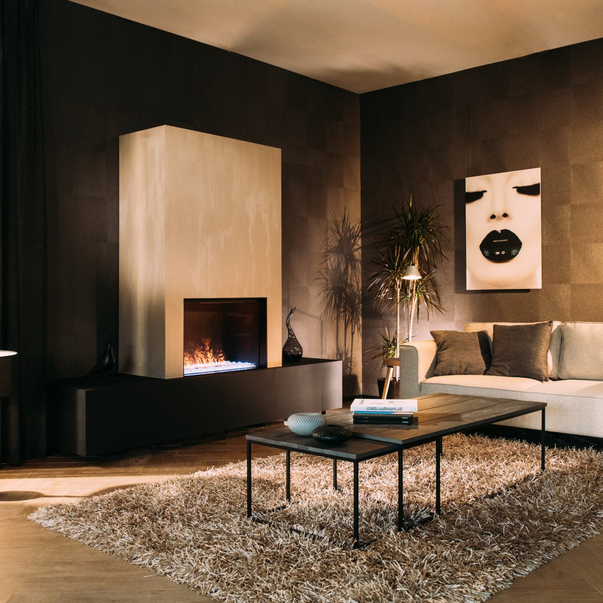 Faber Elektrische Waterdamp haard - e-MatriX Mood