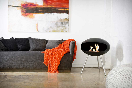 Cocoon Fires Terra Standing Bio-ethanol Haard Zwart