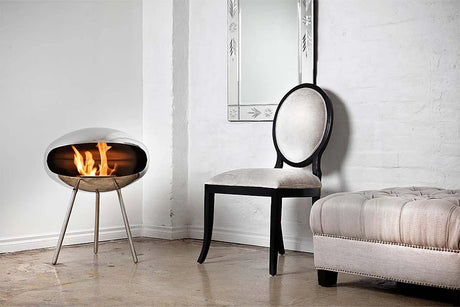 Cocoon Fires Terra Standing Bio-ethanol Haard (RVS)