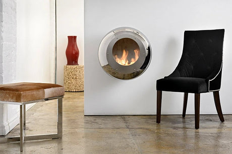Cocoon Fires Vellum Wall Bio-ethanol Wandhaard RVS