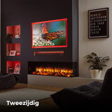 Charlton & Jenrick i-1500e Deep 4D Ecoflame Smart App Front Inbouwhaard