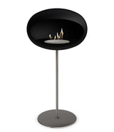 Le feu Bio ethanol haard Dome 625 - Black Ground Steel High