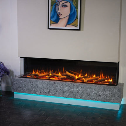 Charlton & Jenrick i-1800e Deep 4D Ecoflame Smart App Front Inbouwhaard