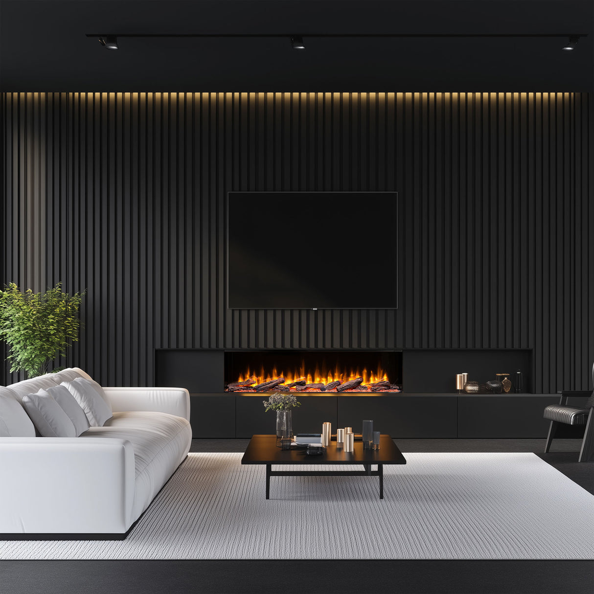 Dimplex Elektrische inbouwhaard Ignite Ultra 74 - 189 cm