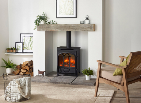 Charlton & Jenrick Fireline Alcaston Vrijstaande haard - Elektrische kachel - Verwarming