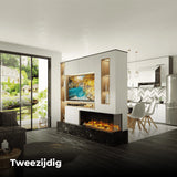 Charlton & Jenrick i-1250e Deep Elektrische haard 3-zijdig