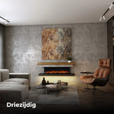 Cheminée encastrée Charlton &amp; Jenrick i-1800e Deep 4D Ecoflame Smart App