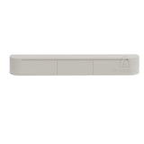 Elegance Collection Japandi Aura Curved TV Meubel zwevend beige