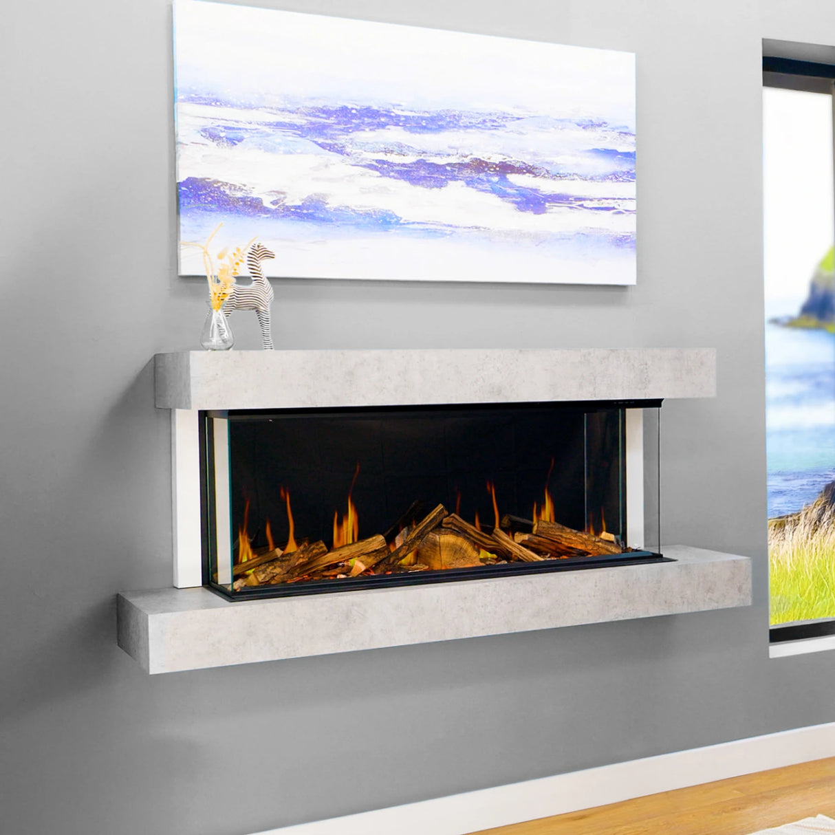 Charlton & Jenrick Luminosa 110 Elektrische haard 3-zijdig