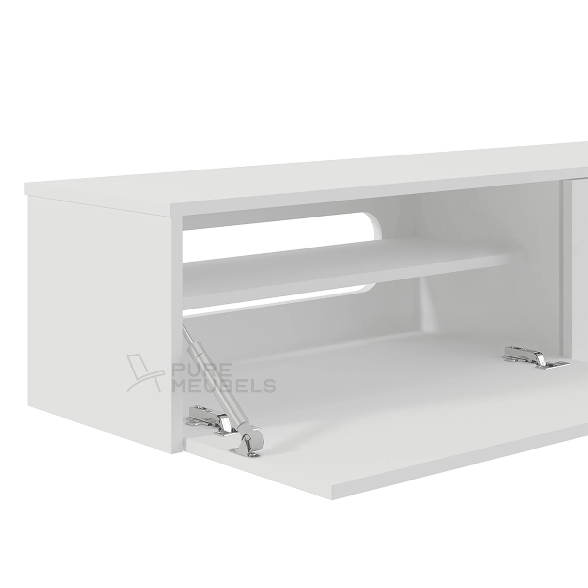 Madera TV-Meubel zwevend wit 280 cm