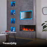 Charlton &amp; Jenrick Polaris 1000 Cheminée électrique 3 faces