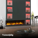 Charlton &amp; Jenrick Polaris 1600 Cheminée électrique 3 faces