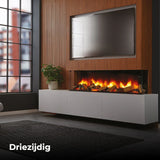 Charlton &amp; Jenrick Polaris 1600 Cheminée électrique 3 faces