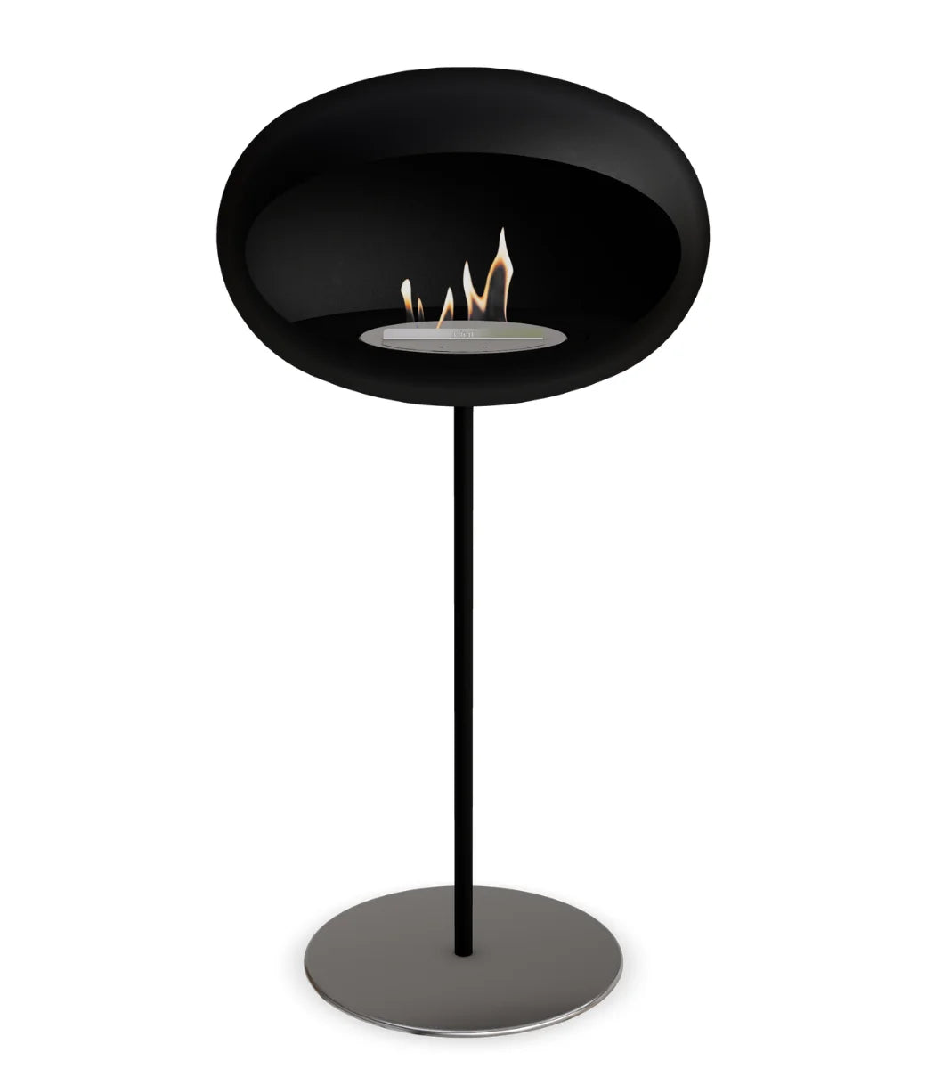 Le feu Bio ethanol haard Dome 625 - Black Ground Steel High