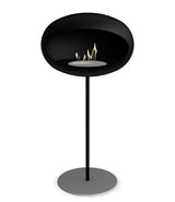 Le feu Bio ethanol haard Dome 625 - Black Ground Steel High