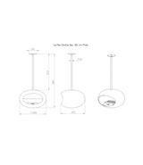 Le feu Bio ethanol haard - Rose Gold Sky