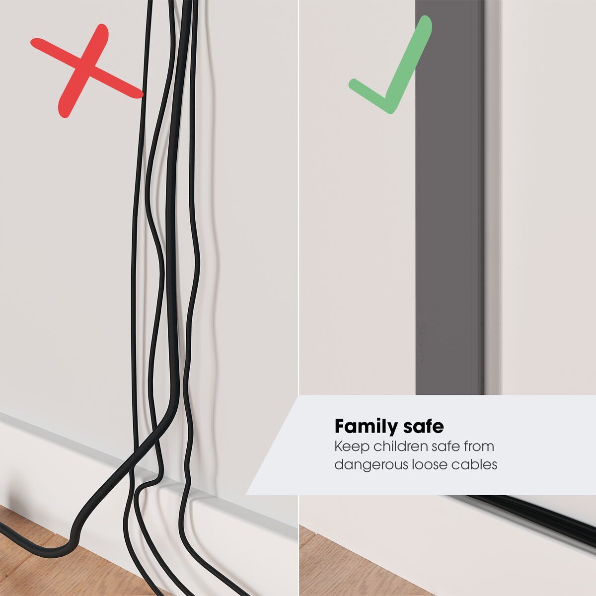 Vogel's TVA 6000 Kabelgoot - Zwart