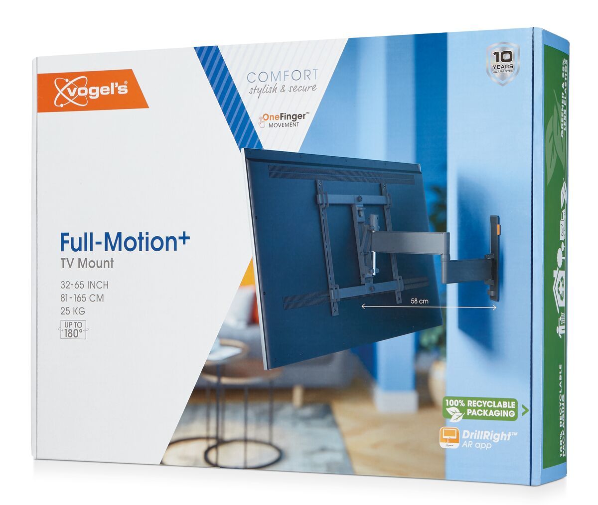 Vogel's TV Beugel Comfort 3445 - Zwart