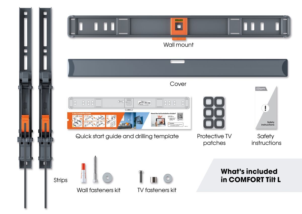 Support mural TV Vogel's Comfort 3615